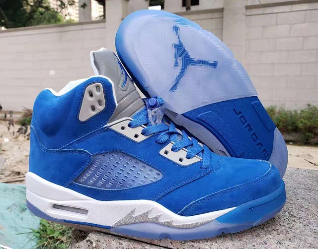 Air Jordan 5 Retro V Blue White